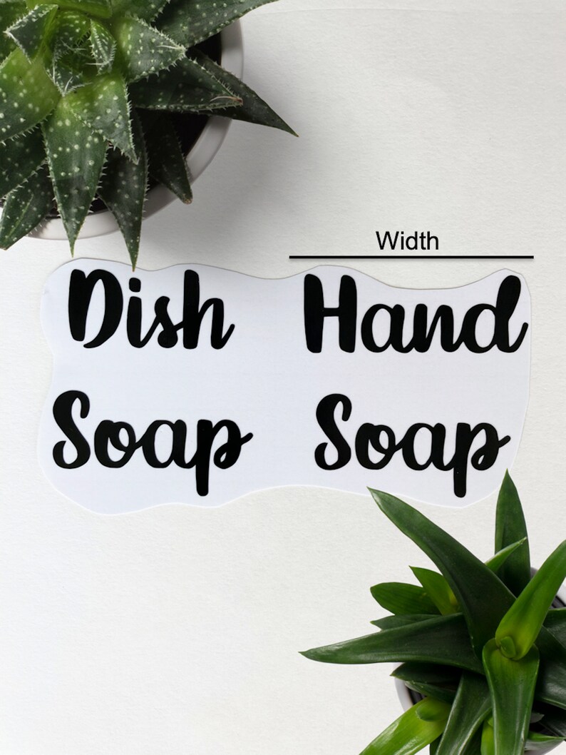 Hand Soap and Dish Soap Vinyl Labels Soap Labels Soap Etsy