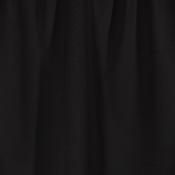 Ponte Fabric - Made in USA  - Sold by the Yard - Black
