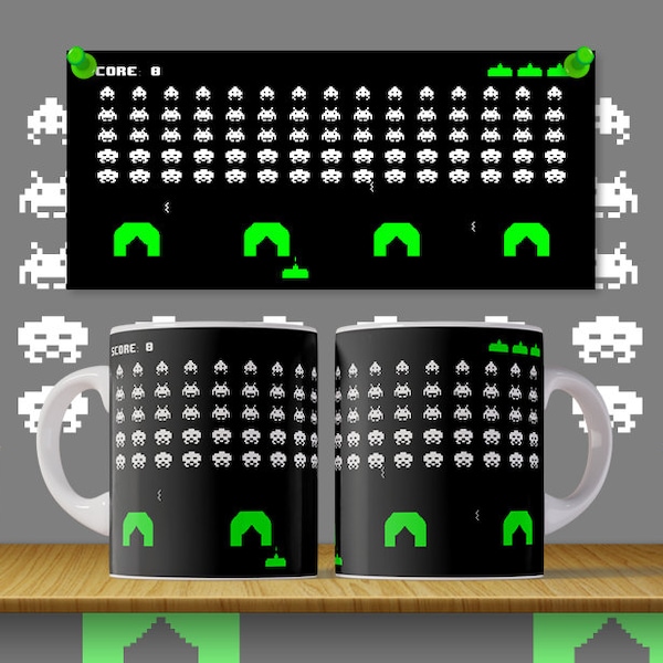 Space Invaders Retro Gaming Template