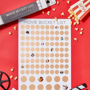 Bucket List Scratch Poster, MOVIELOGUES