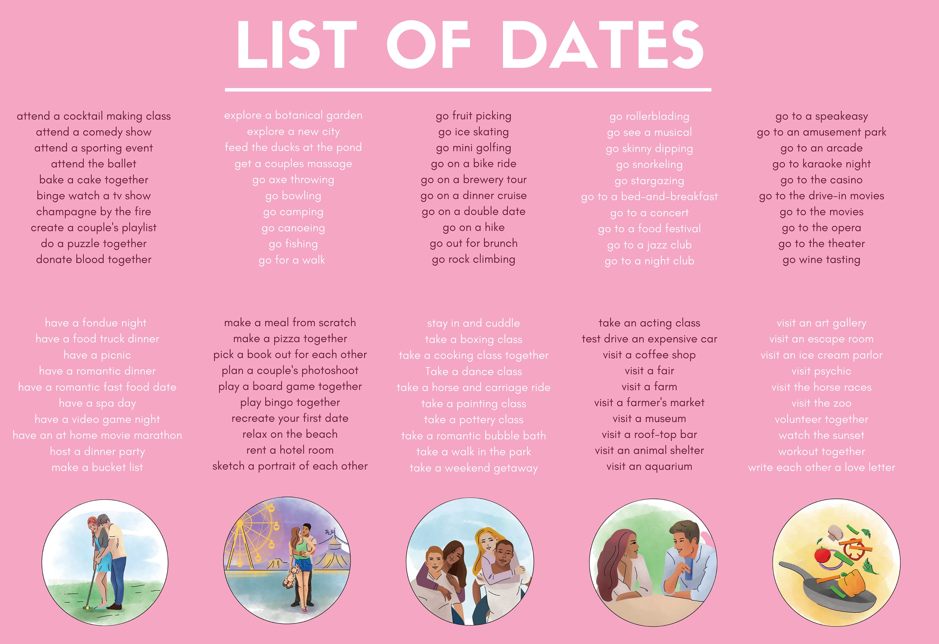 Keusn 100 Dates Ideas Scratch Off Poster Engagement Gifts for Her Date Night Anniversary for Couples Birthday Gifts for Women Wedding Gifts Matching