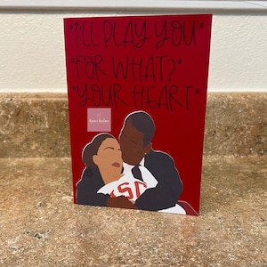 Je vais vous jouer carte de vœux - Amour noir | Anniversaire | Salutations afro-américaines | Carte de la Saint-Valentin | Carte de vœux noire | Amour