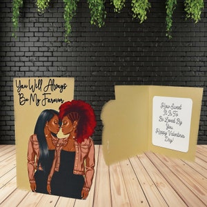 Tu seras toujours ma carte de Saint-Valentin pour toujours | Carte de vœux | Carte de vœux LGBT | Carte d’amour | Anniversaire de la femme
