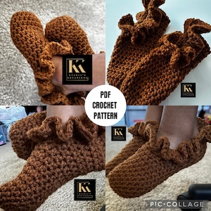 Toddler Ruffle Crochet Socks Pattern | Crochet Pattern | Crochet sock Pattern| Crochet | Crochet Footies Pattern| Crochet Slippers Pattern