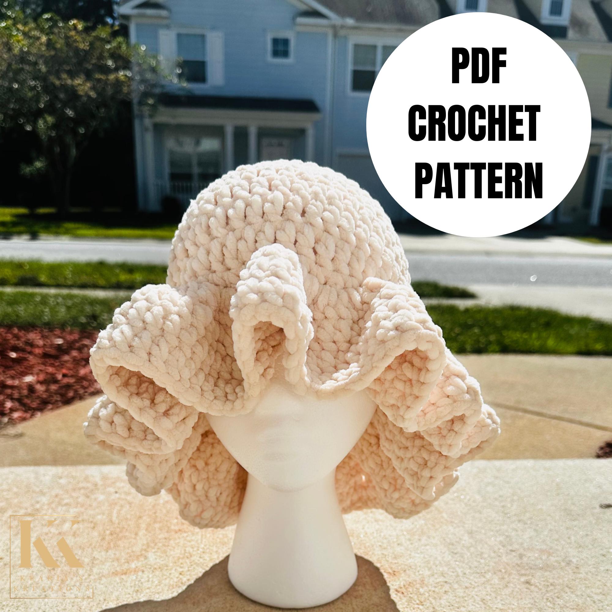 Crochet Wavy Bucket Hat Pattern - Etsy display picture 2