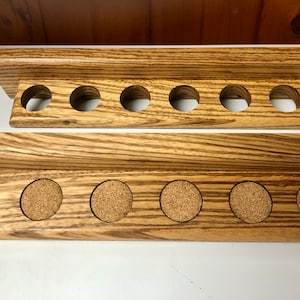 Zebrawood pool cue rack - handmade - premium exotic zebra wood billiard cue holder - wall mount - multiple sizes