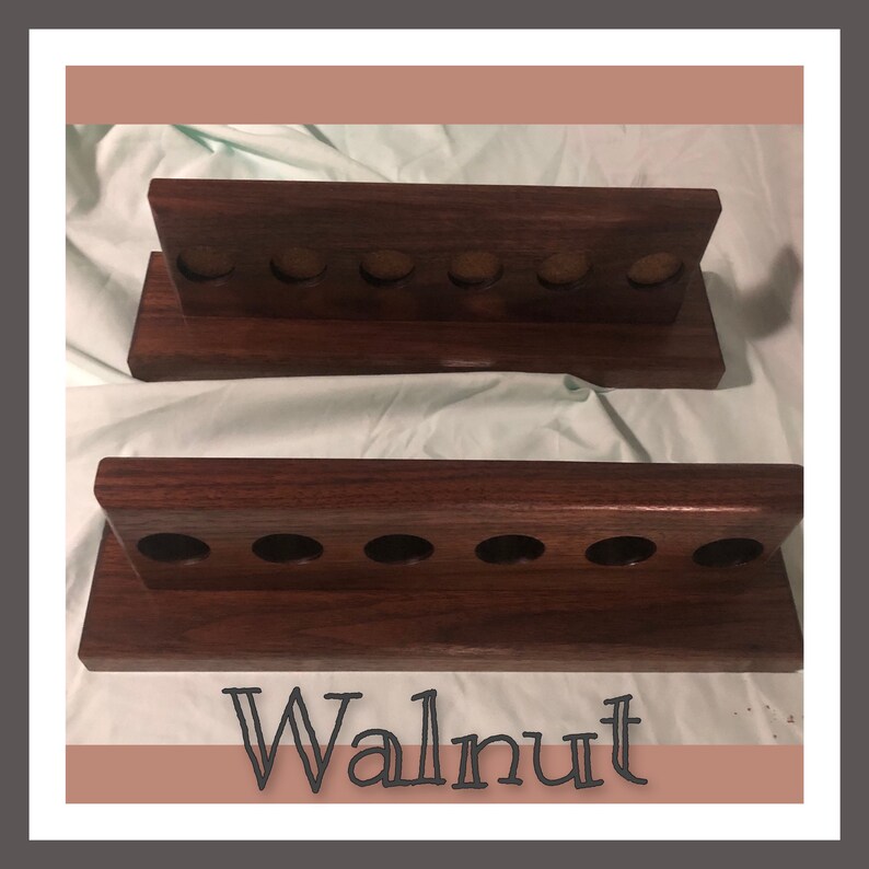 Solid Wood Pool cue rack / holder 6 cue wall mount oak Etsy