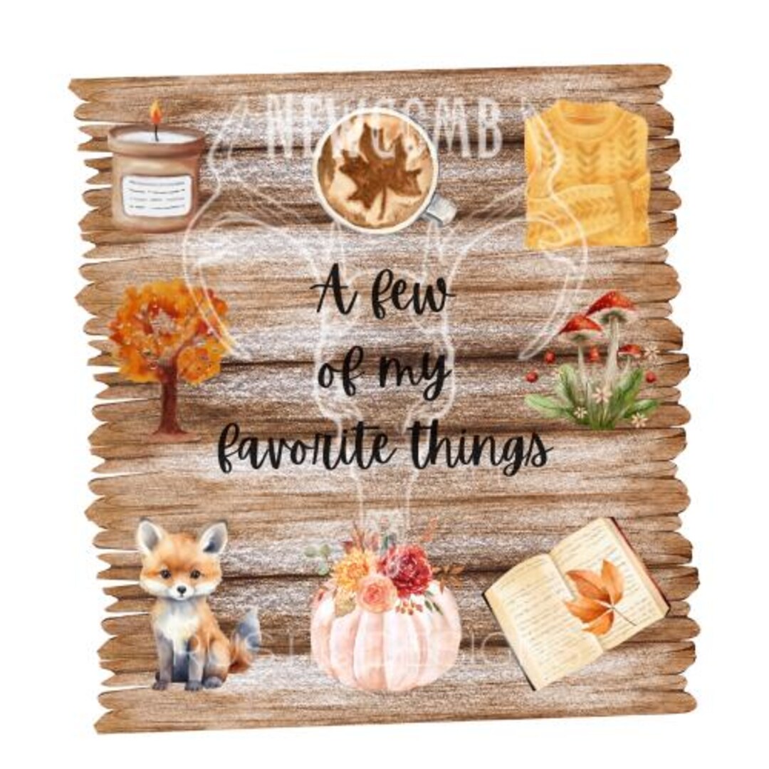 Favorite Fall Object Favorite Fall Things - Etsy