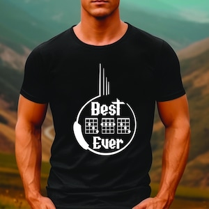 2 Shirt für Banjo liebender Vater, Banjo Enthusiast, Banjo Akkord, Musik liebender Vater, Banjo inspiriertes Geschenk, Geburtstagsgeschenk für Vater, Weihnachtsgeschenk