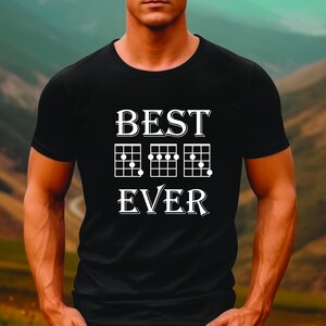 3 Shirt für Banjo liebender Vater, Banjo Enthusiast, Banjo Akkord, Musik liebender Vater, Banjo inspiriertes Geschenk, Geburtstagsgeschenk für Vater, Weihnachtsgeschenk