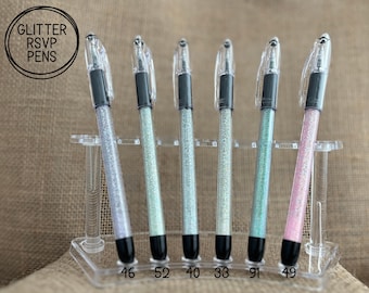 Pentel RSVP Glitter Pen, RSVP Pen, Ballpoint Pen, Gift for Child, Easter Basket Gift for, Basket  Stuffer gift for, Baby Shower Favors,