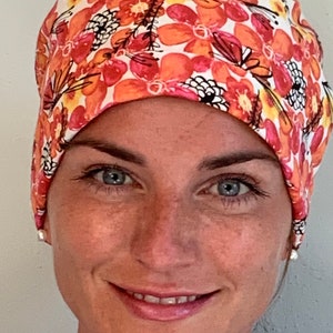 Surgical Scrub cap womens pixie style