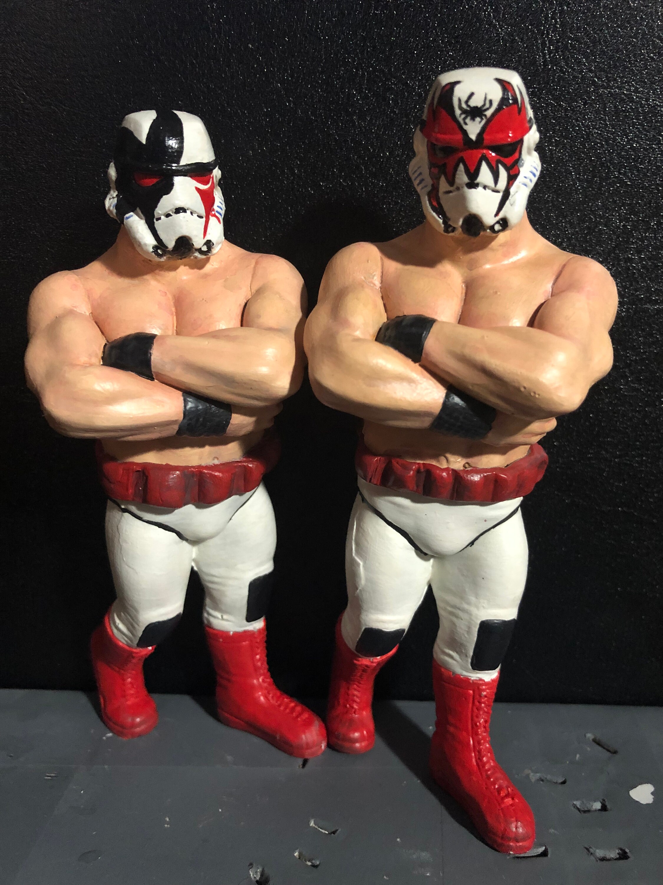 Benutzerdefinierte Stormtrooper Wrestling Figuren Tag Team 2 Etsy