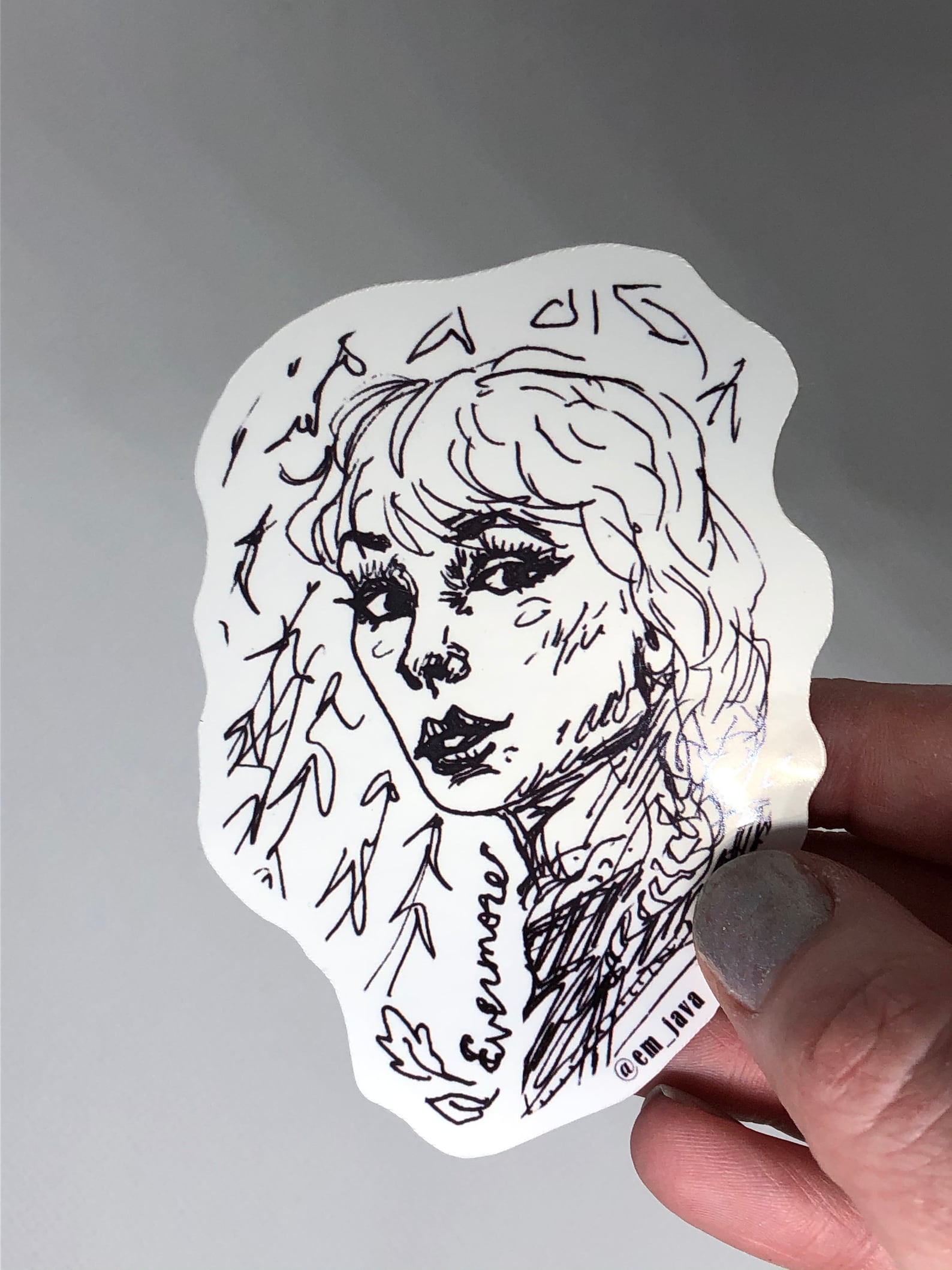 Ever More Sticker Taylor Swift Evermore Vinyl Sticker - Etsy