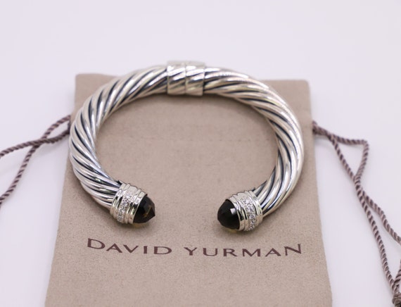 David Yurman 10mm Sterling Silver Cable Classic B… - image 2