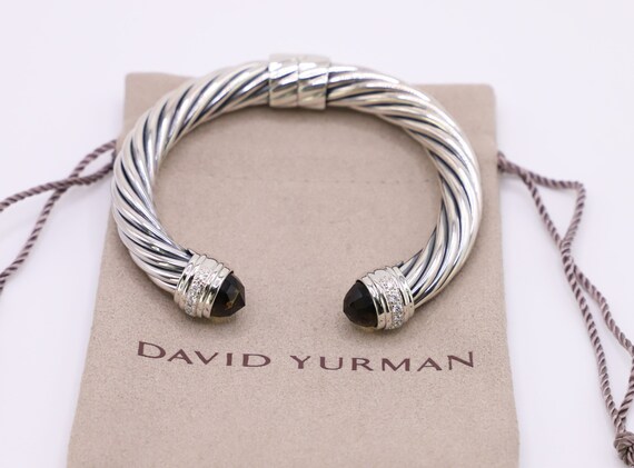 David Yurman 10mm Sterling Silver Cable Classic B… - image 1