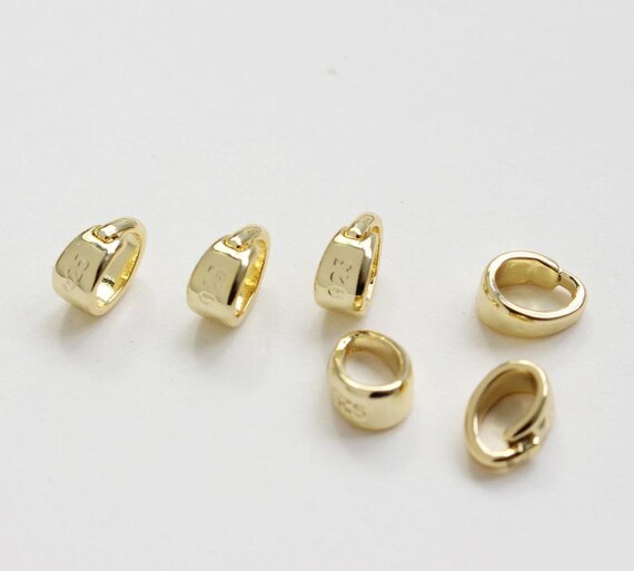 10Pcs earring charms Real Gold Plated Bead Pendantl Charm Etsy
