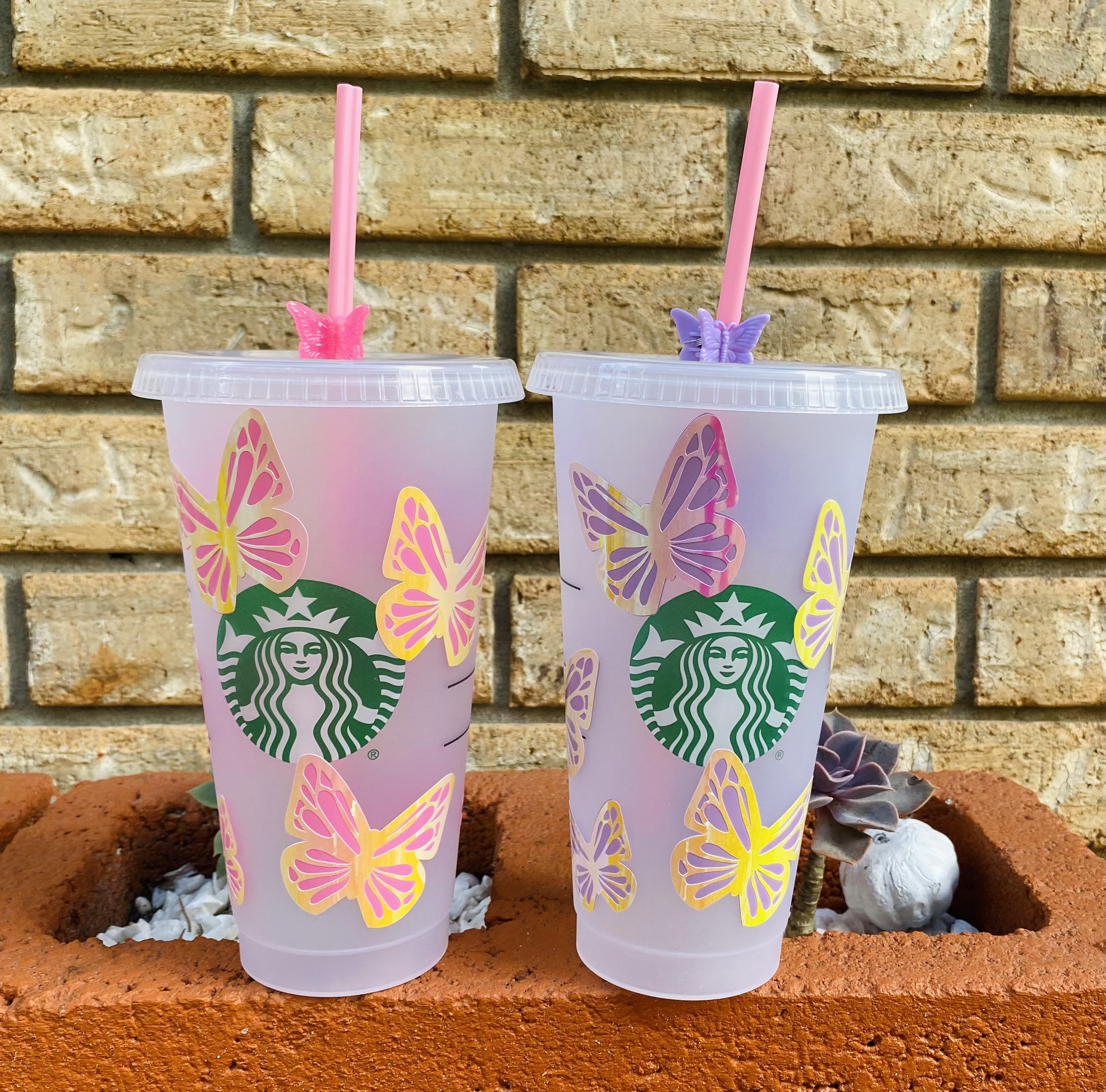 Butterfly Starbucks Cup Name Personalized Reusable Venti -  Israel