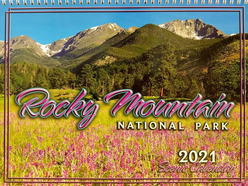 2021 Rocky Mountain National Park Spiral Calendar Etsy