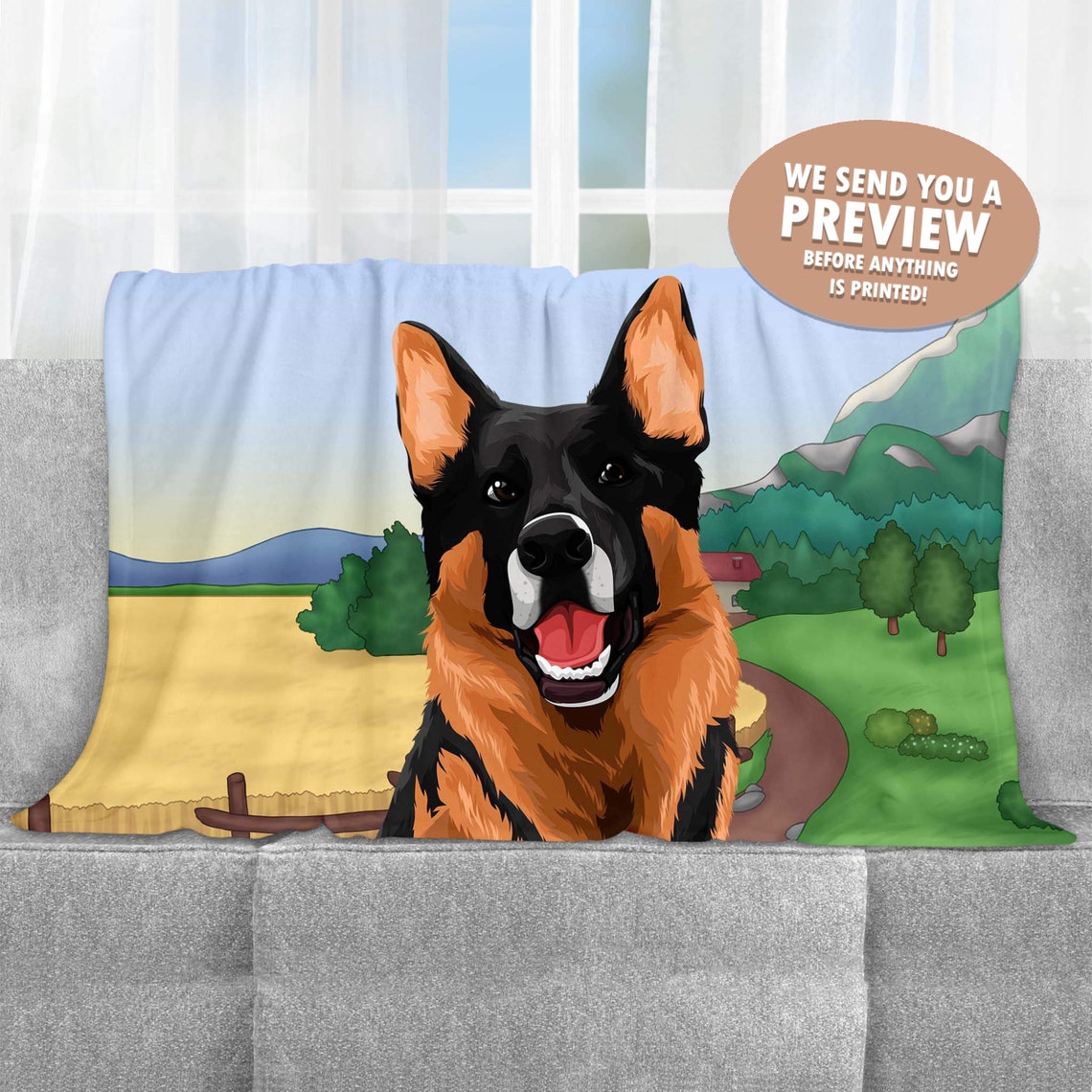 Personalized Dog Blanket Name Blanket for Pet Custom Pet Etsy