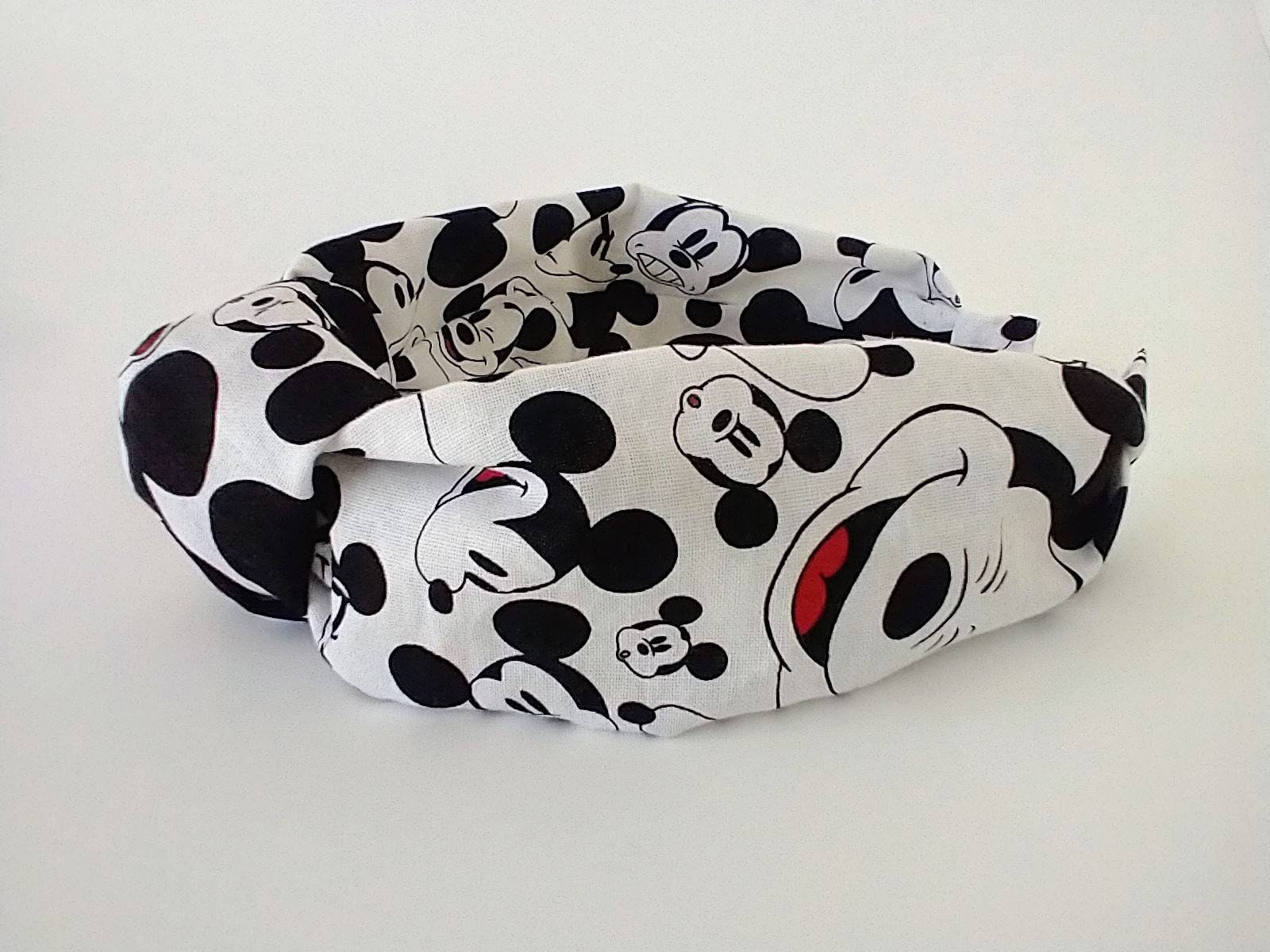 Mickey mouse headband Disney fabric headband Headband for Etsy