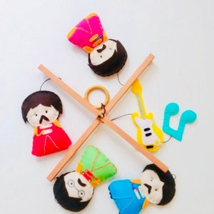 beatles baby mobile
