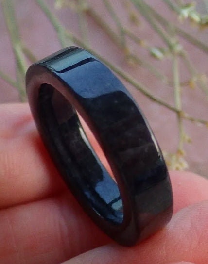 Black jade engagement ring clearance
