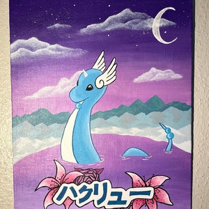 Custom Anime/Pokémon inspired painting
