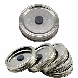 Wide mouth jar lids used for Mushroom Liquid/spawn Cultivation/0.2 micron filter, pack of 6