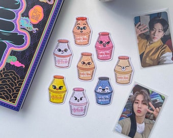 Stray Kids SKZOO Bottled Holographic Sticker Flakes | K-Pop Merch