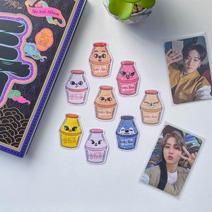 Stray Kids SKZOO Abgefüllte holographische Aufkleber-Flocken | K-Pop Merch