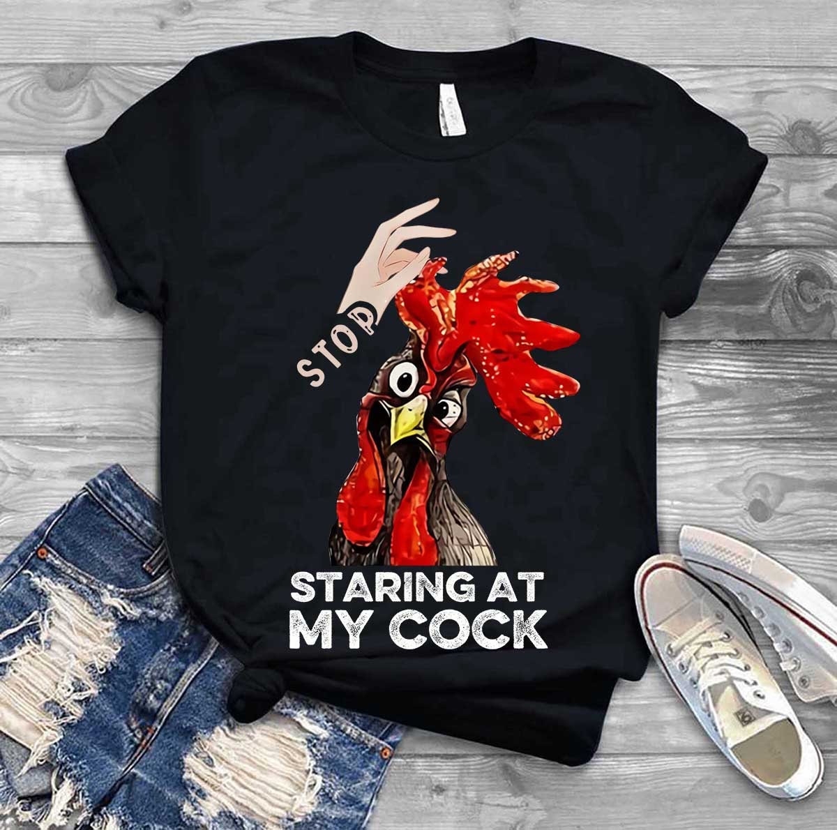 Funny Chicken T Shirt Women's Chicken Shirt Love Etsy