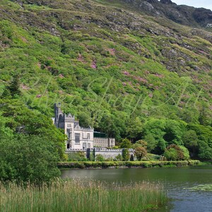 The Hidden Castle, Ireland, Wall Art, Wall Decor, Green, Lake, Wall Decor, Castle Wall Art, Castle Decor, Book Corner, Ireland Castle Art