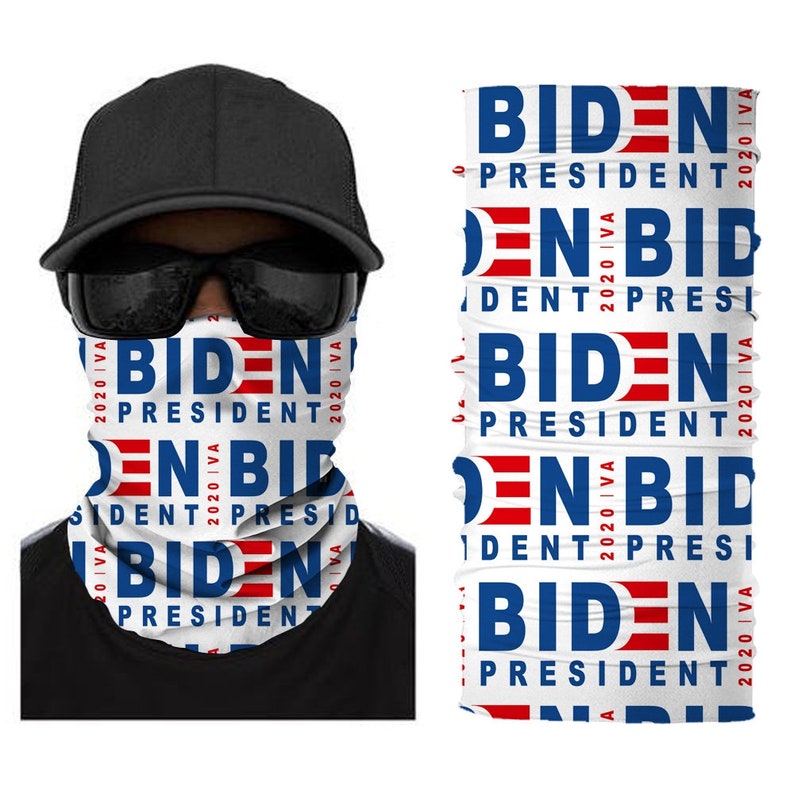 Seamless Men/'s Full Tube Bandanas Multifunctional Headwear Balaclava Neck Gaiter Joe Biden 4