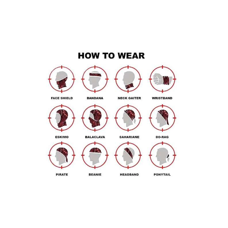 Camo 6 Seamless Men/'s Full Tube Bandanas Multifunctional Headwear Balaclava Neck Gaiter
