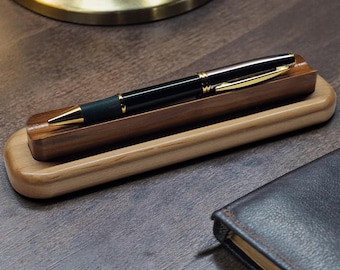 Cherry and Maple Single Pen Rest