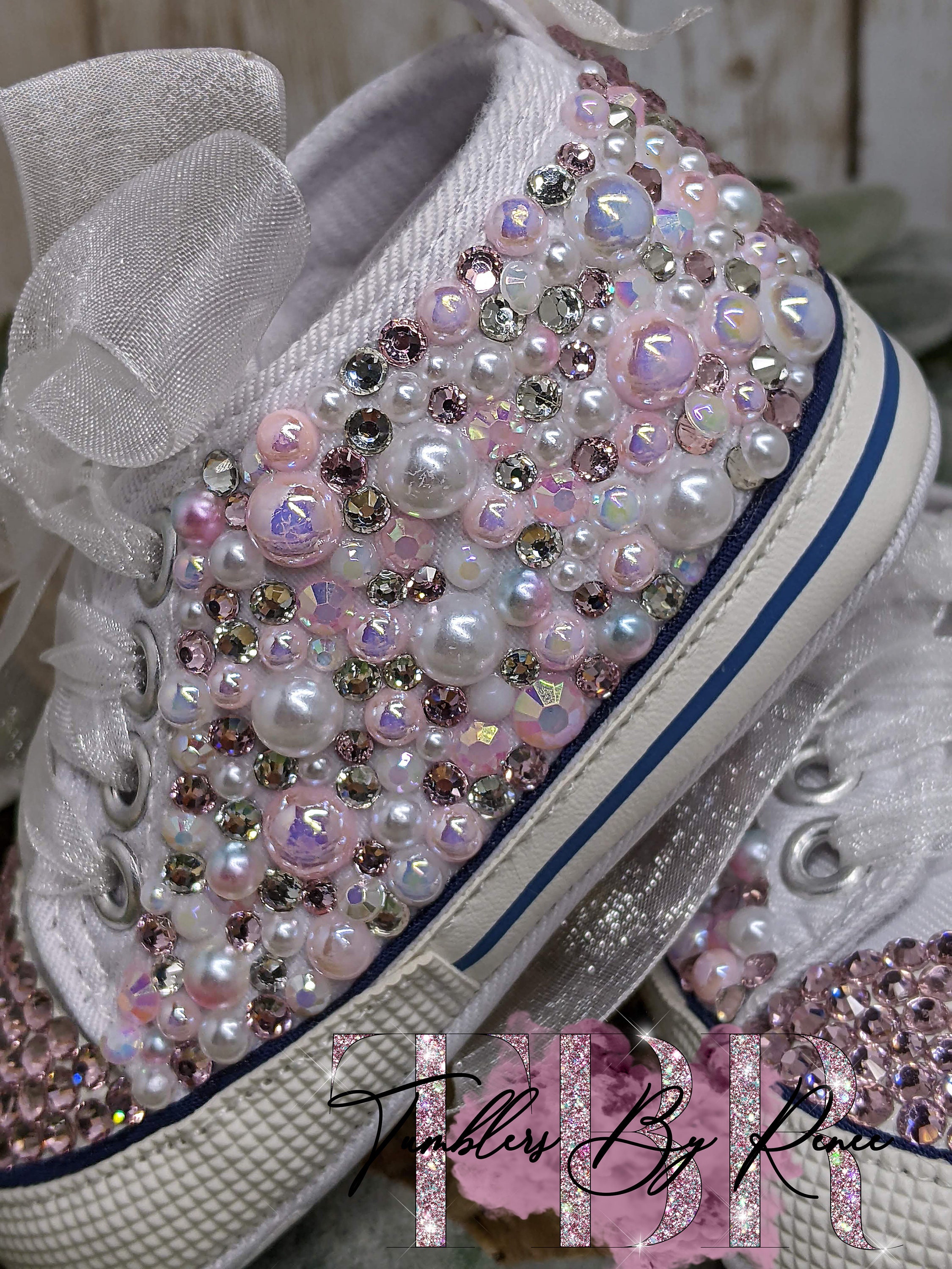 Baby Rhinestone Shoes Perfect Baby Shower Gift or Newborn Christening ...