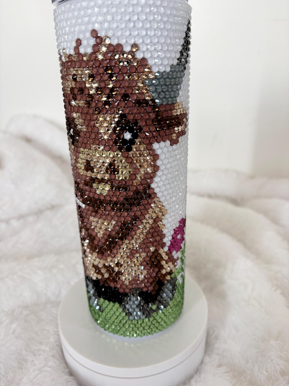 Cute Highland Cow Rhinestone Template 20 Oz. Skinny Straight Ss16 ...