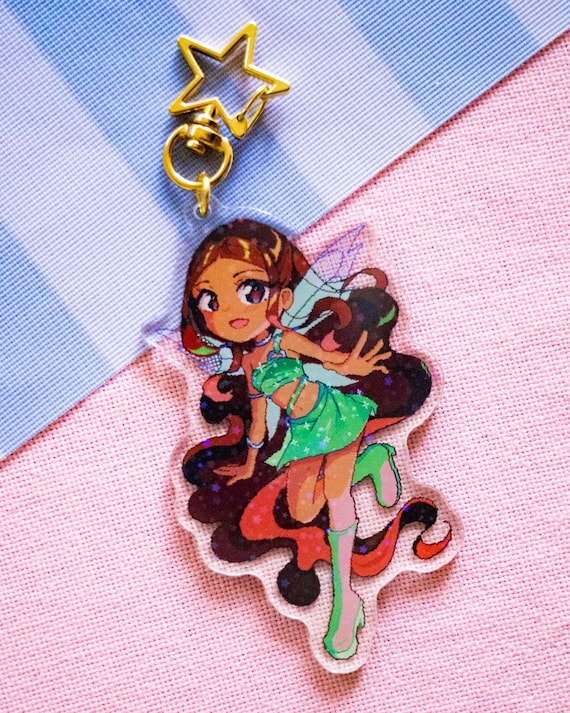 Winx Club Acrylic Charms / Keychains ~ Pixel Art / 3.5''/9cm - Etsy