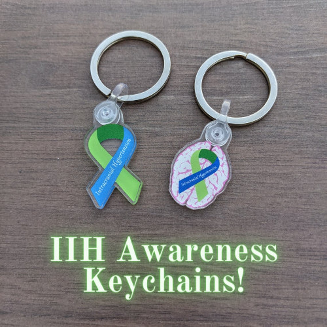 IIH Awareness Keychain- All Profits Donated to Johns Hopkins University ...