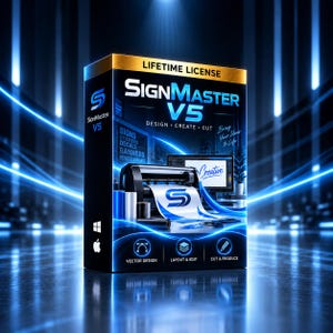 SignMaster Pro V5 Vinyl Cutting Software Lifetime License (Instant Download)