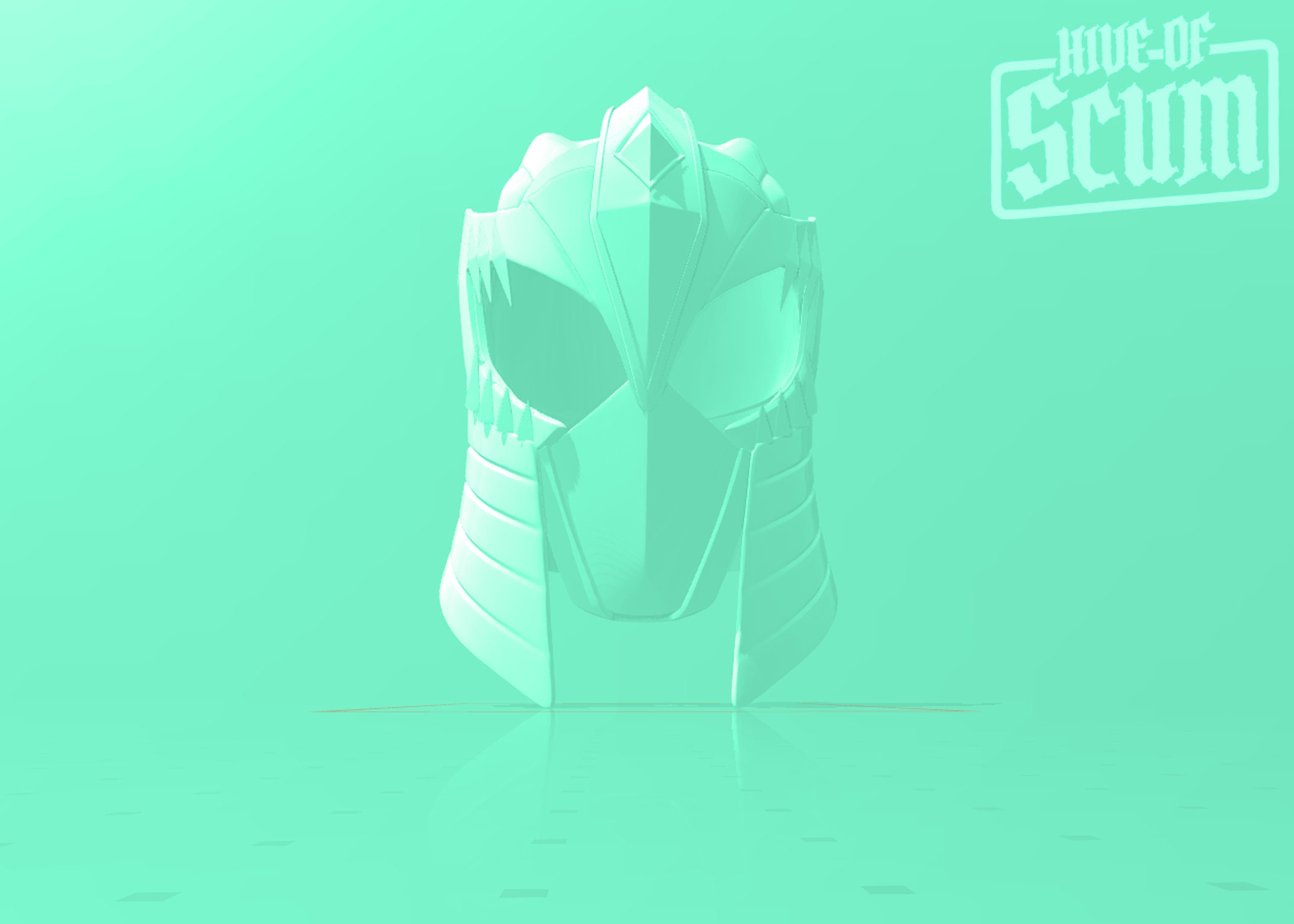 Green Ranger Shredder Helmet [stl] [DIGITAL FILE ONLY} - Etsy