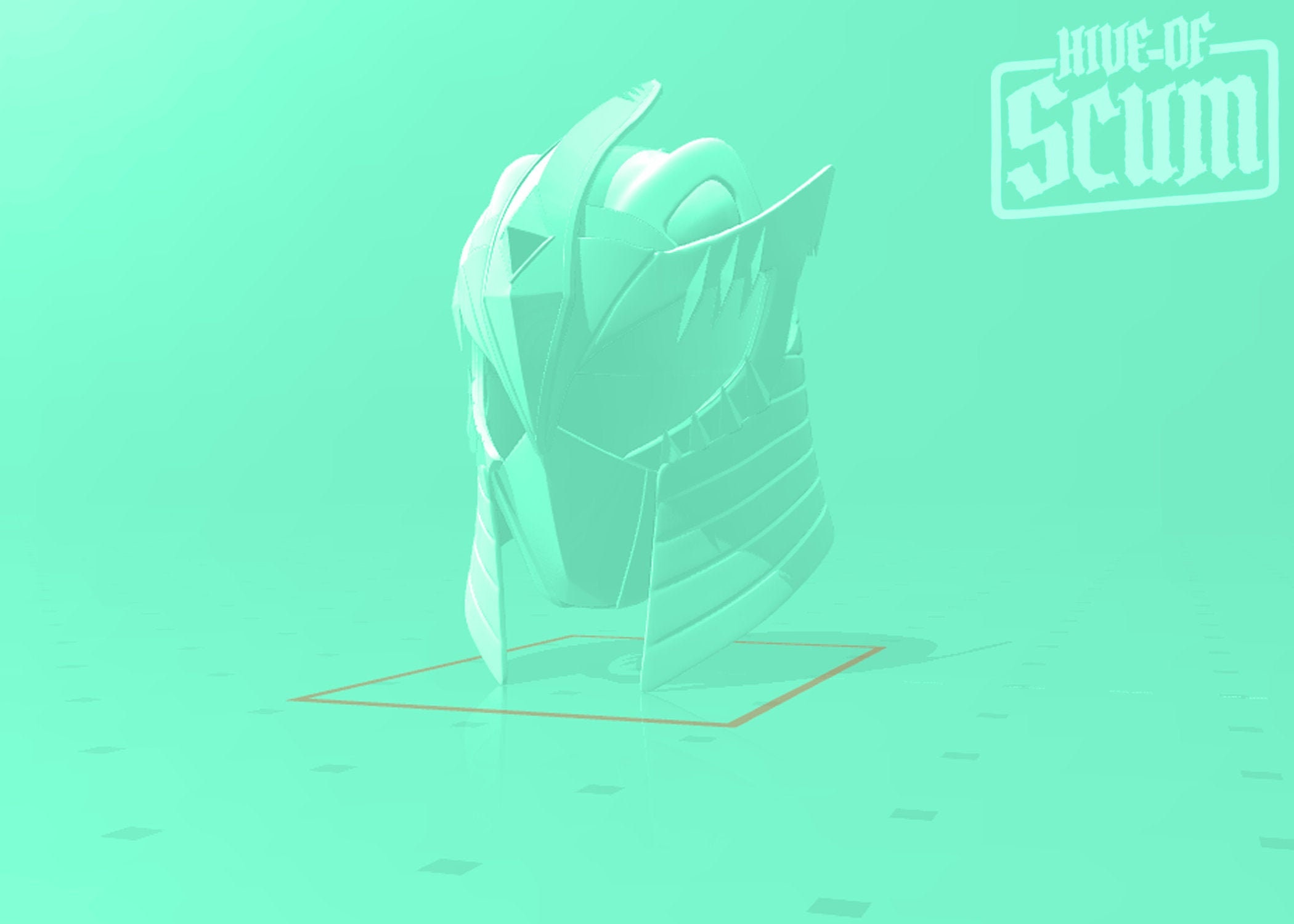 Green Ranger Shredder Helmet [stl] [DIGITAL FILE ONLY} - Etsy