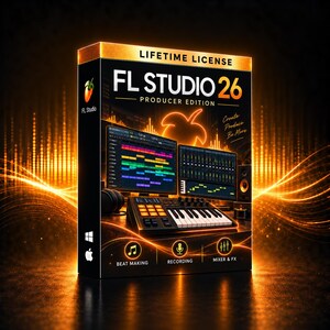 Licence à vie du logiciel de production musicale FL Studio 2026 (téléchargement instantané)