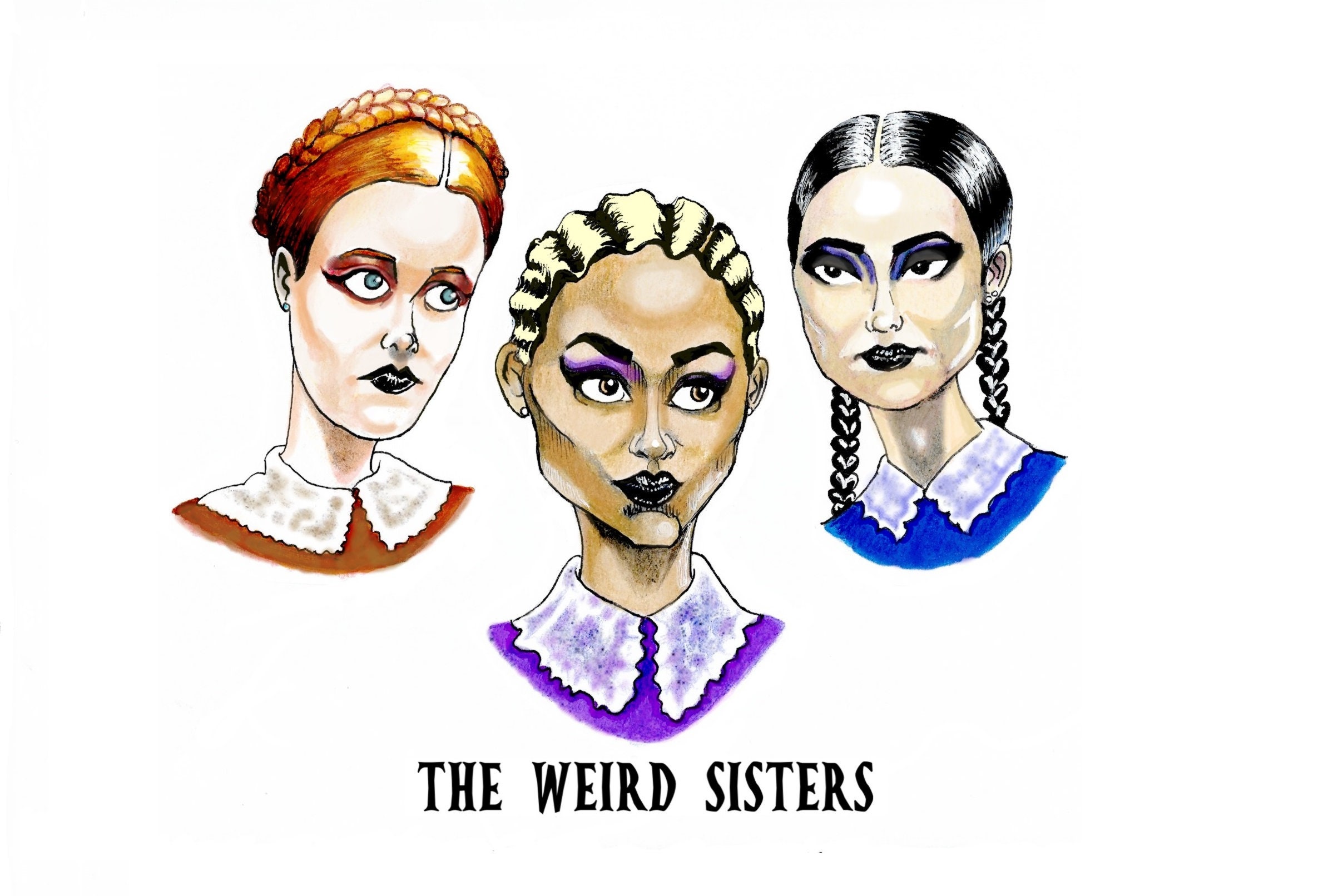 Art Print of the Weird Sisters - Etsy