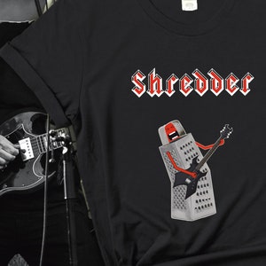 Shredder Guitar Shirt, Funny Guitar Shirt for Guitarists, Shred Till You&#39;re Dead Shirt, Humor Guitar T-shirt, Father&#39;s Day Gift Guitarist