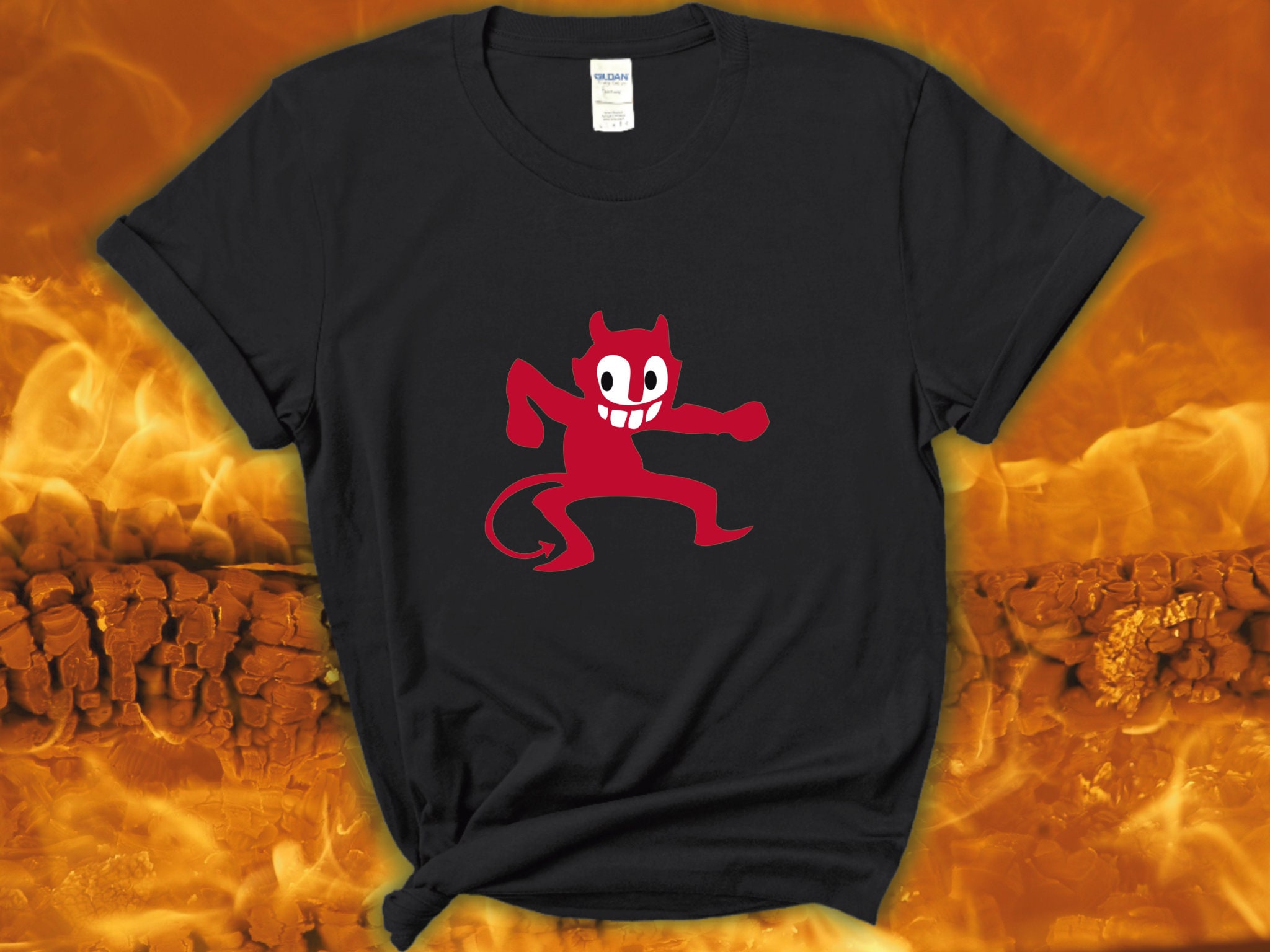 Devil Shirt Naughty Little Devil Tee Evil TShirt Satan Etsy.de