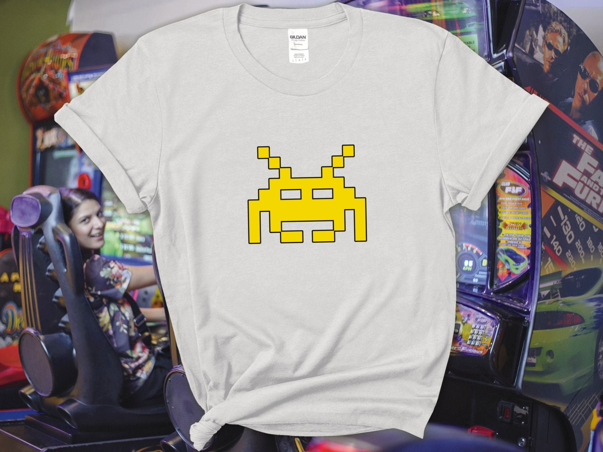 space invader t shirt