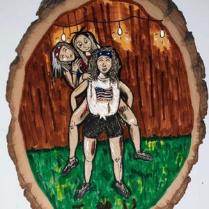 Custom Drawn Picture on Wood