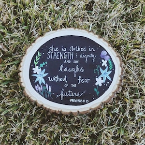 Custom Hanging Hand-painted Wood Sign